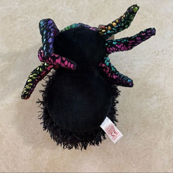 Lot of 4 TY Beanie Boos buckwheat icy slick leggz spider fox cat with tags - Picture 7 of 16